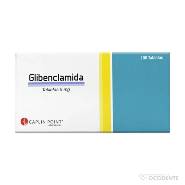 GLIBENCLAMIDA 5MG TAB X 10 TABLETAS (CAJA 10 BLISTER). CAPLIN POINT