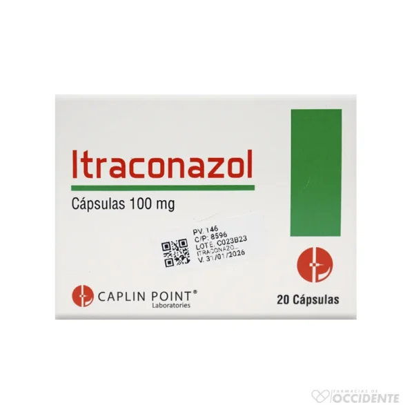 ITRACONAZOL CAPSULAS 100 MG – 2X10 CAPS. CAPLIN POINT