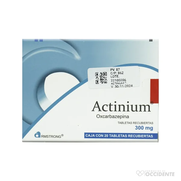 ACTINIUM TABLETAS 300MG x 20