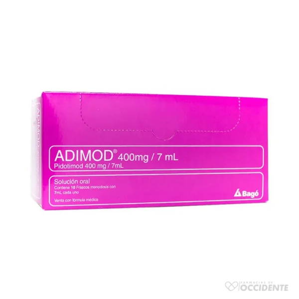 ADIMOD FRASCOS 400MG/7ML X 10