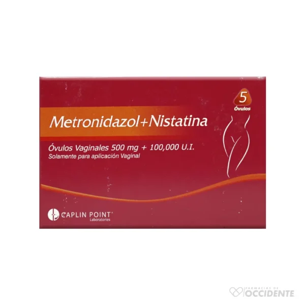 METRONIDAZOL NISTATINA OVULOS X 5S. CAPLIN POINT