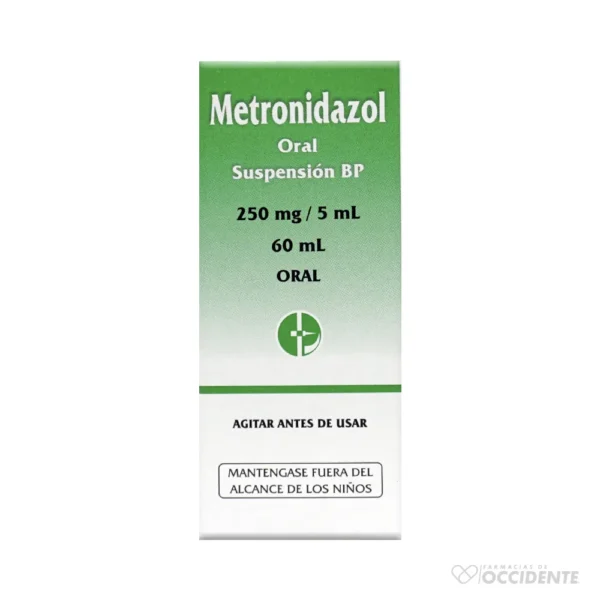 METRONIDAZOL SUSPENSION 250MG/5ML – 60ML. CAPLIN POINT