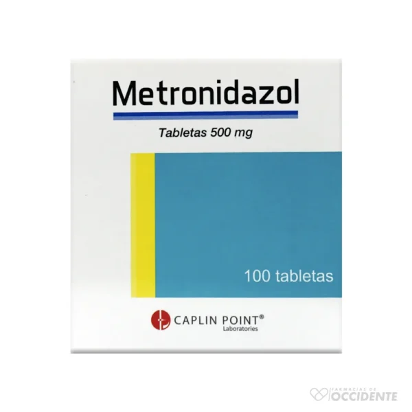 METRONIDAZOL TAB. 500MG X 10 TABLETAS (CAJA 10 BLISTER). CAPLIN POINT