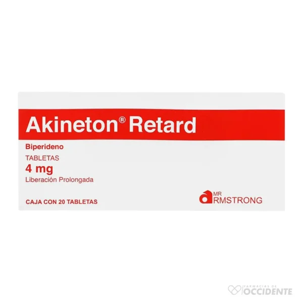 AKINETON RETAD TABLETAS 4MG X 20