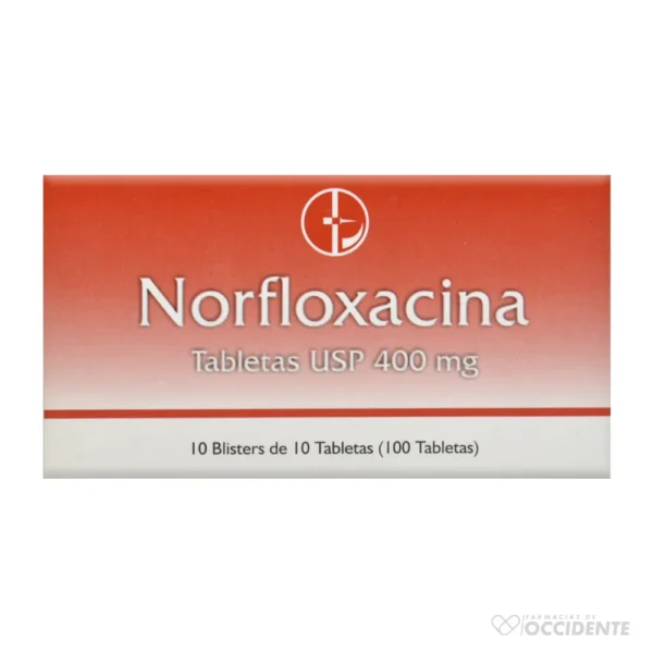 NORFLOXACINA TAB. 400MG X 10 TABLETAS (CAJA 10 BLISTER). CAPLIN POINT