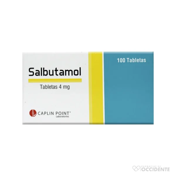 SALBUTAMOL 4MG TAB. X 10 TABLETAS (BLISTER). CAPLIN POINT