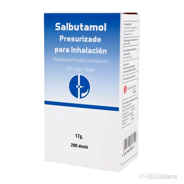 SALBUTAMOL INHALADOR – 17GR. CAPLIN POINT