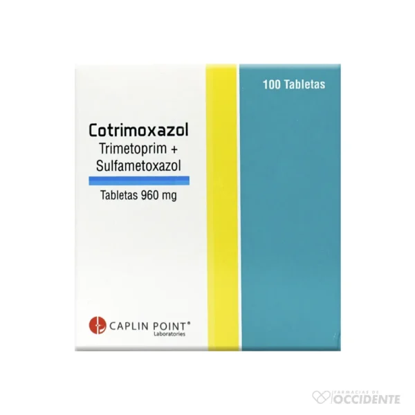 TRIMETOPRIM SULFAMETOXAZOL TAB 960MG X 10 TABLETAS (CAJA 10 BLISTER). CAPLIN POINT