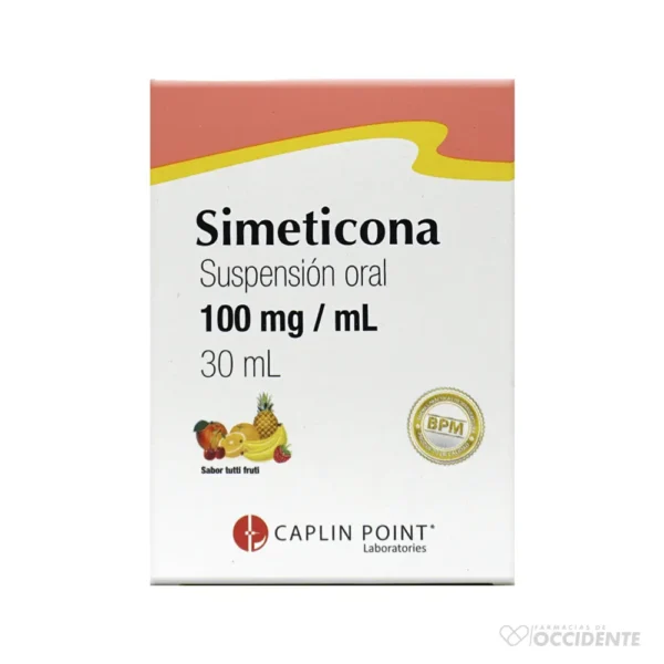 SIMETICONA SUSPENSION 100MG/ML X 30ML. CAPLIN POINT