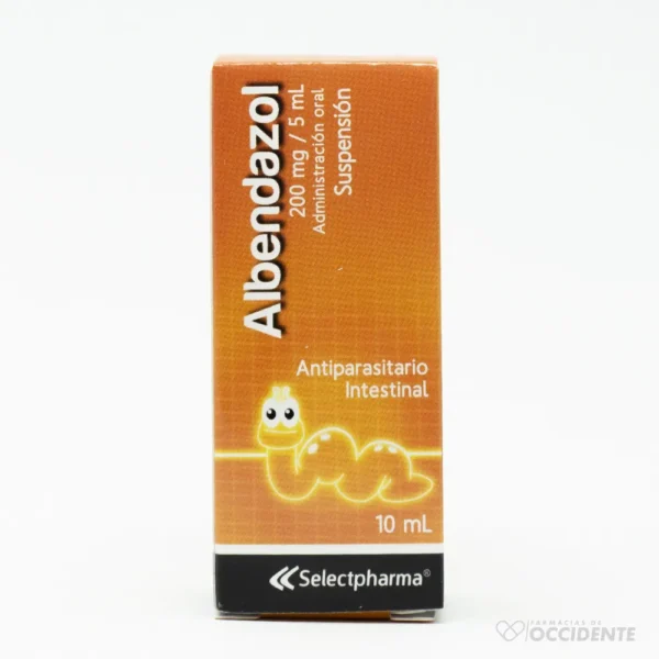 ALBENDAZOL 200mg/5ml SUSPENSION (SELECTPHARMA)