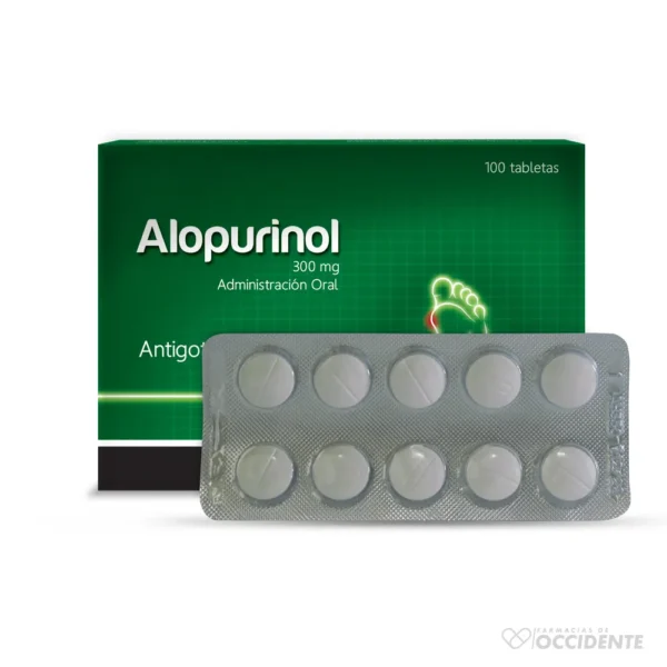 ALOPURINOL 300mg TABLETA X10 (CAJA DE 10 BLISTER) (SELECTPHARMA)