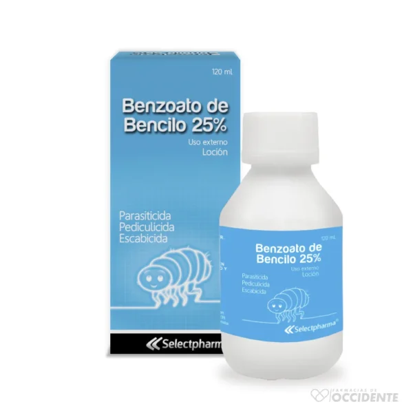 BENZOATO DE BENCILO 25% LOCION 120ML. SELECTPHARMA