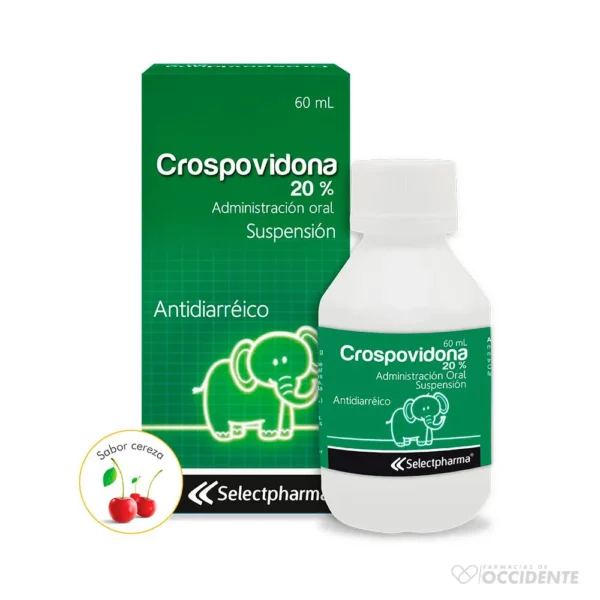 CROSPOVIDONA 20% SUSPENSION 60ML. SELECTPHARMA