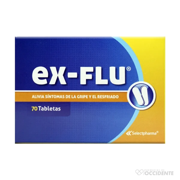 EX-FLU TABLETAS X 1 (CAJA DE 70 UNIDADES) (ANTIGRIPAL)