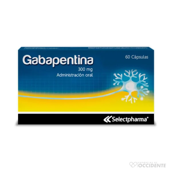 GABAPENTINA 300 mg CAPSULA X 1.(CAJA DE 60) SELECTPHARMA