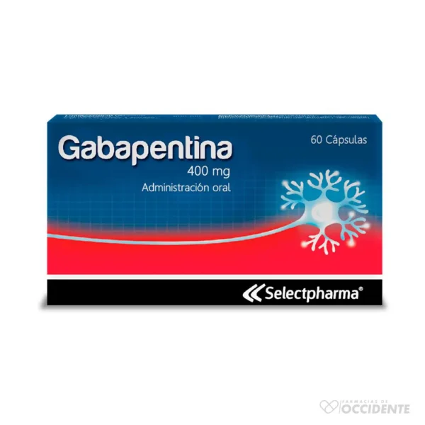 GABAPENTINA 400 mg CAPSULA X 1.(CAJA DE 60 TAB) SELECTPHARMA