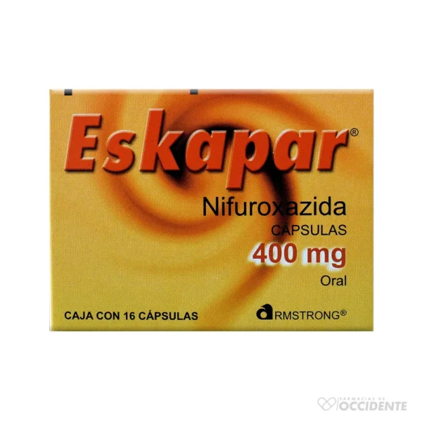 ESKAPAR CAPSULAS 400MG X 16