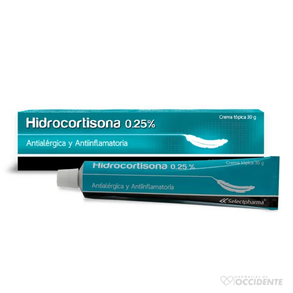 HIDROCORTISONA 0.25% CREMA 30GR (SELECTPHARMA)