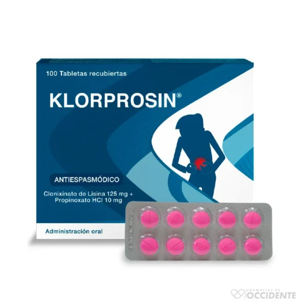 KLORPROSIN TABLETA X 1 (CAJA DE 100)