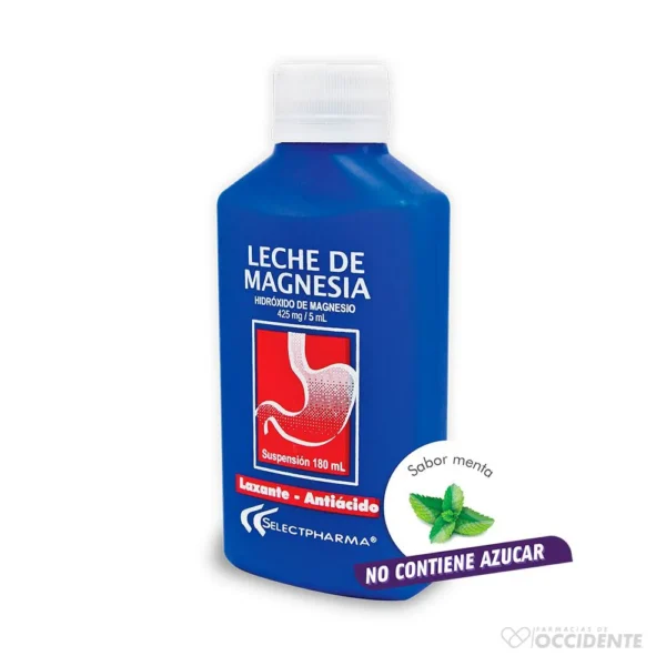 LECHE DE MAGNESIA SUSPENSION 180ML. SELECTPHARMA