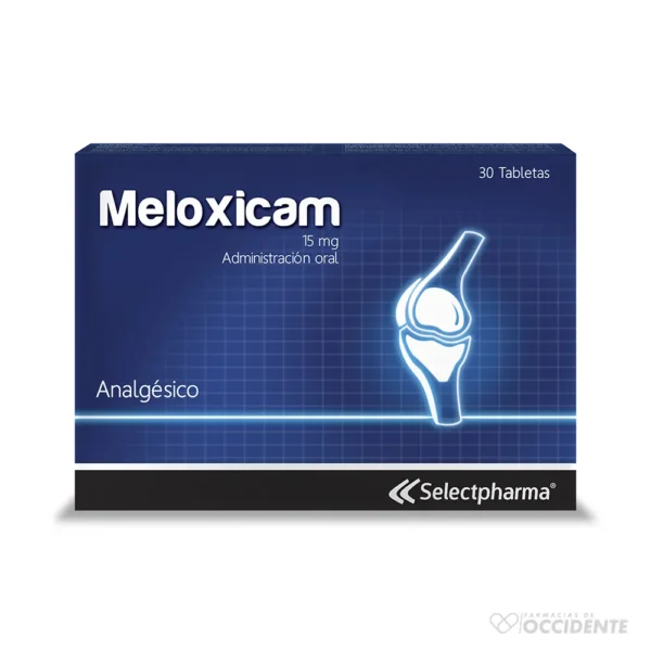 MELOXICAM 15MG TABLETA CAJA*30 (SELECTPHARMA)