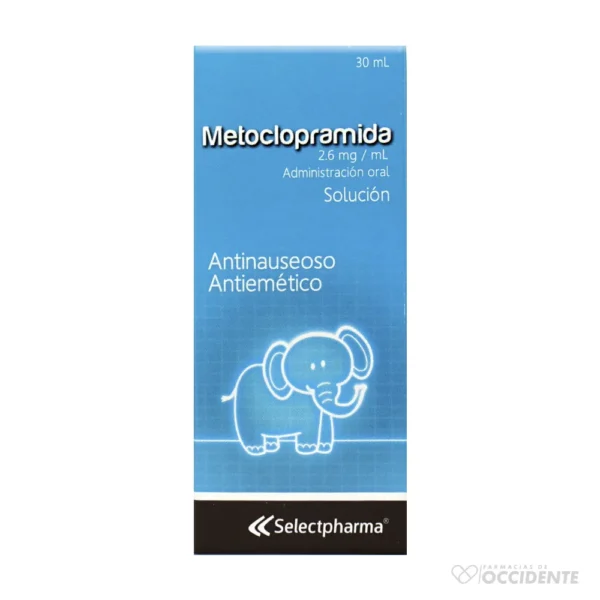 METOCLOPRAMIDA 2.6mg/ml SOLUCION ORAL 30ML (SELECTPHARMA)