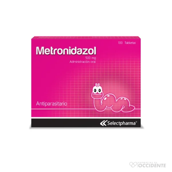 METRONIDAZOL 500mg TABLETA X 10 (CAJA DE BLISTER) (SELECTPHARMA)