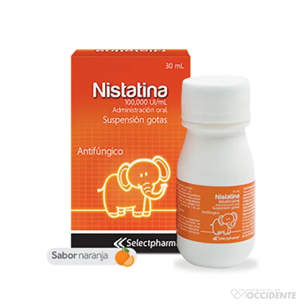 NISTATINA 100.000 Suspension Gotas 30ml. SELECTPHARMA