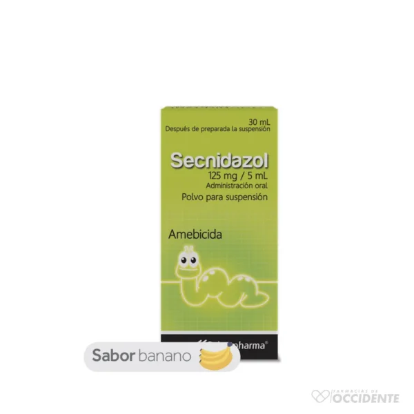 SECNIDAZOL 125mg/5ml POLVO PARA SUSPENSION 30ML. SELECTPHARMA