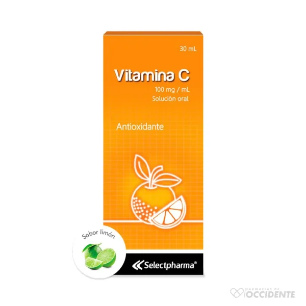 VITAMINA C 100mg/ml GOTAS 30ML (SELECTPHARMA)