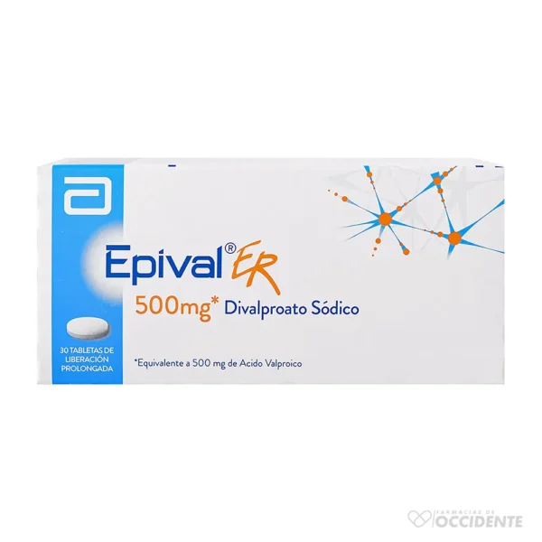 EPIVAL TABLETAS 500MG X 30