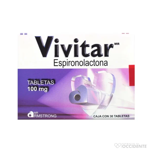 VIVITAR TABLETAS 100MG x 30