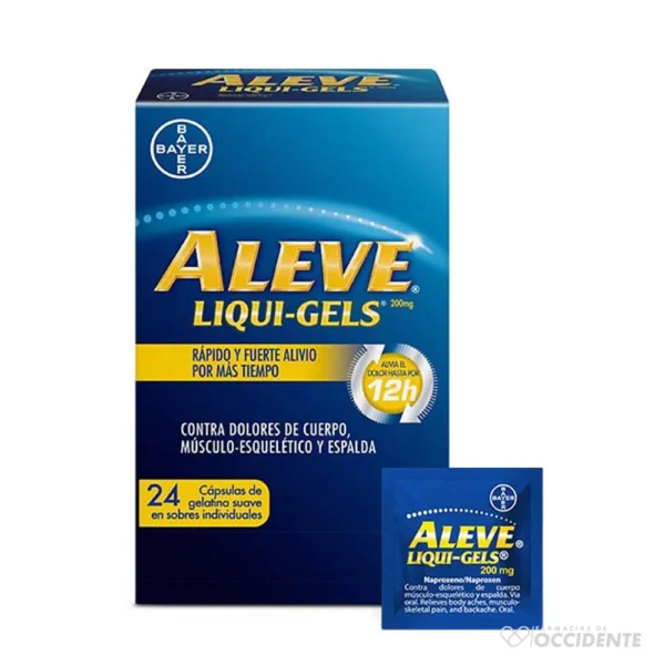 ALEVE EXTRA FUERTE TABLETAS 200MG X UNIDAD CAJA 36