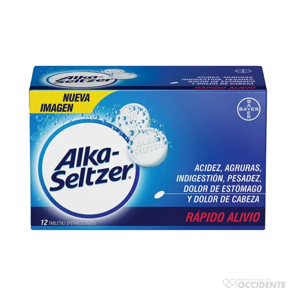 ALKA SELTZER TABLETAS EFERV X 12