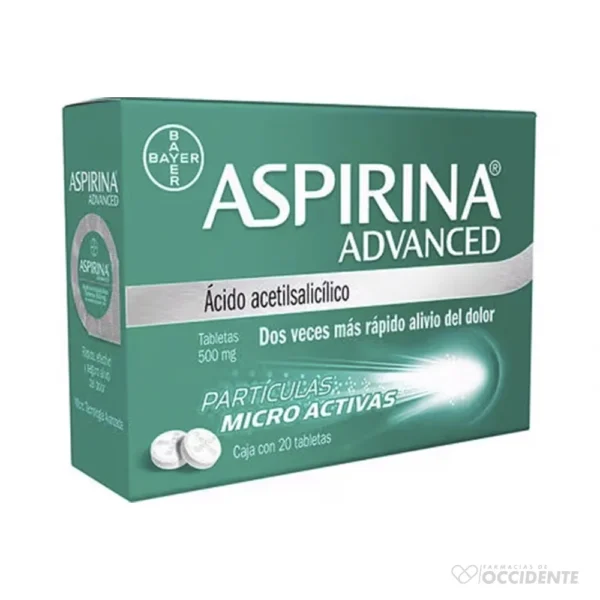 ASPIRINA ADVANCE TABLETAS X 20