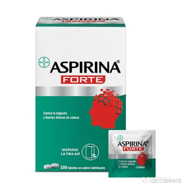 ASPIRINA FORTE TABLETAS X UNIDAD CAJA 100