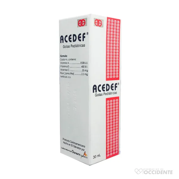 ACEDEF GOTAS PED 30 ML.