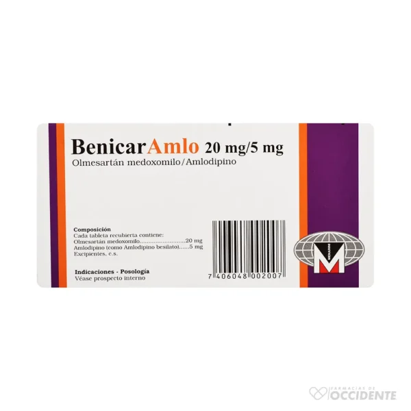 BENICAR AMLO 20MG 5MG 14 COMP.