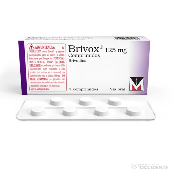 BRIVOX 125MG COMPRIMIDOS X 7