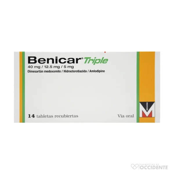 BENICAR TRIPLE 40/12.5/5MG 14 COMP.