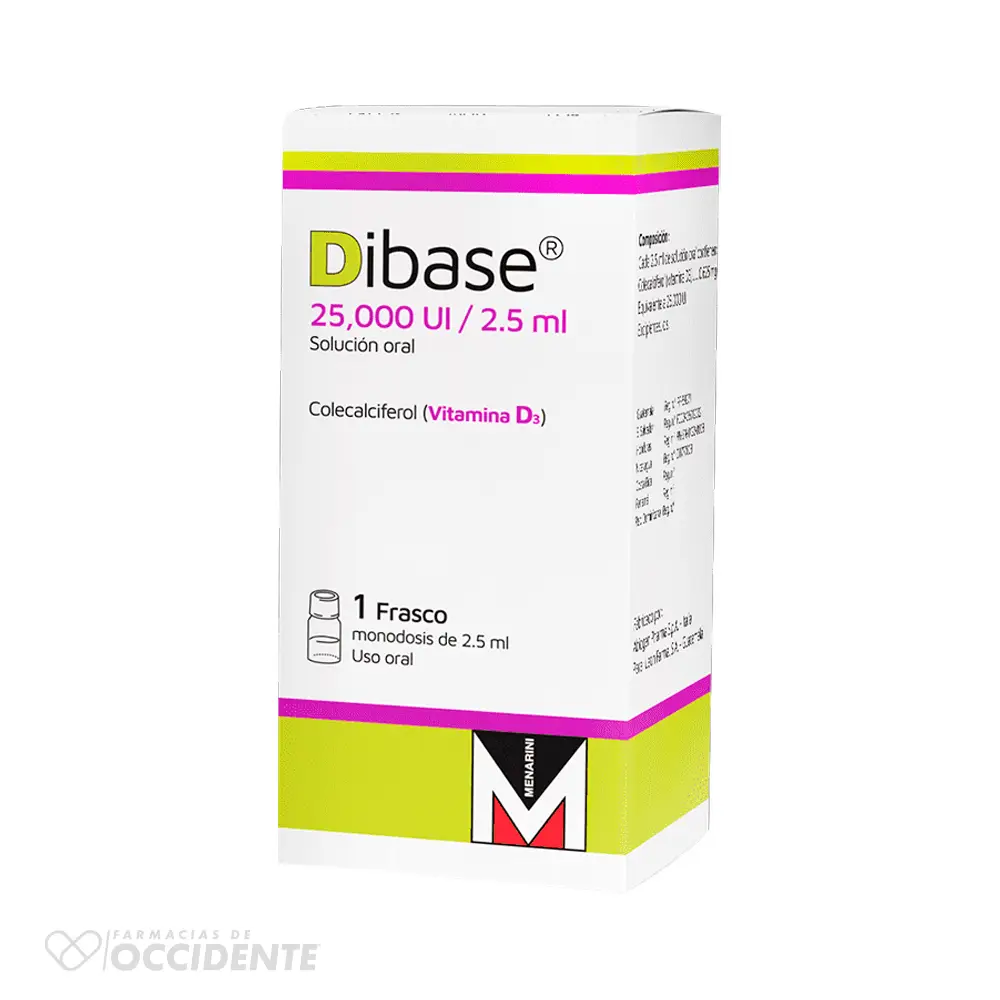 DIBASE 25000 IU/ML 1 SOL ORAL X 2.5ML