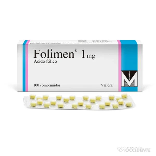 FOLIMEN 1MG X 25 COMP. (CAJA 4 BLISTER)