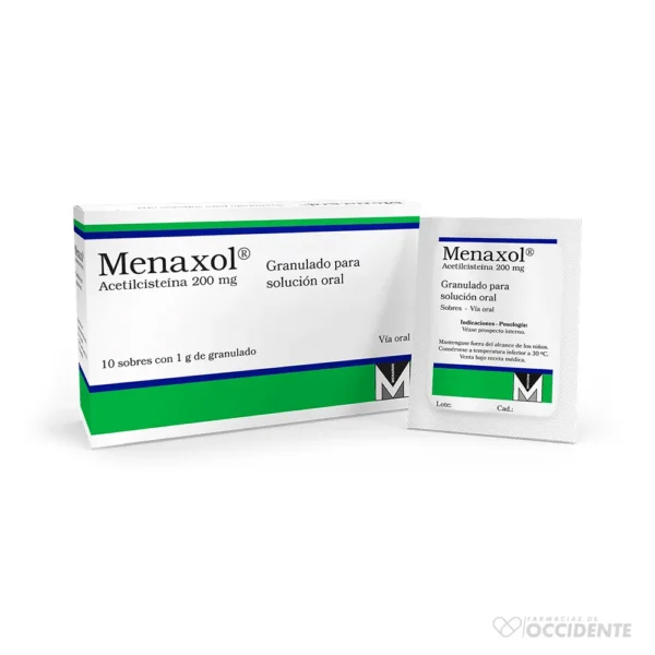 MENAXOL 200MG 10 SOBRES