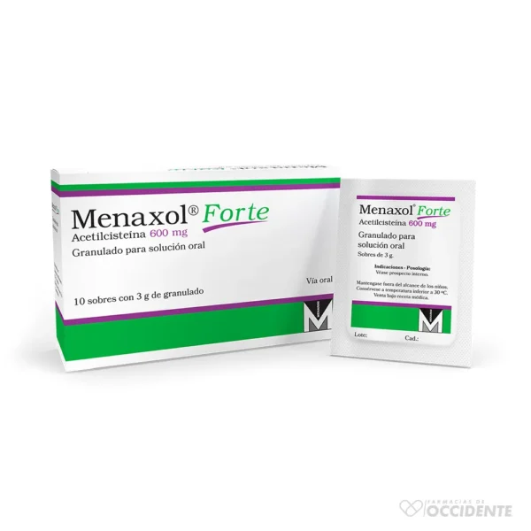 MENAXOL FORTE 600MG 10 SOBRES