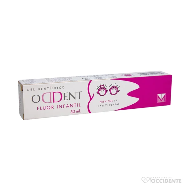 ODDENT FLUOR INFANTIL GEL 50ML – Farmacias de Occidente