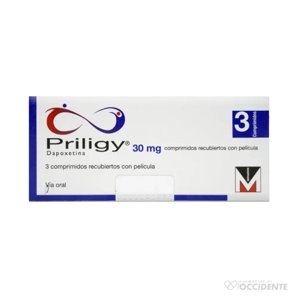 PRILIGY 30MG 3 TABLETASRECUBIERTAS