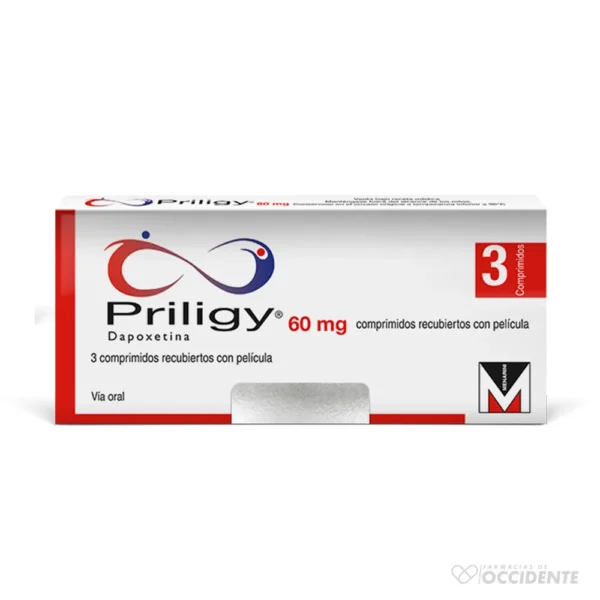 PRILIGY 60MG 3 TABLETASRECUBIERTAS