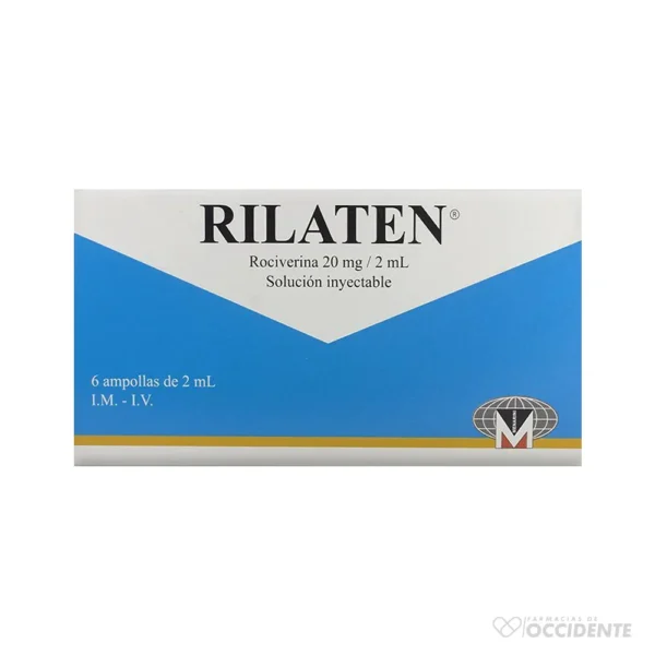 RILATEN 20MG/2ML SOL.INY. 6 AMP.