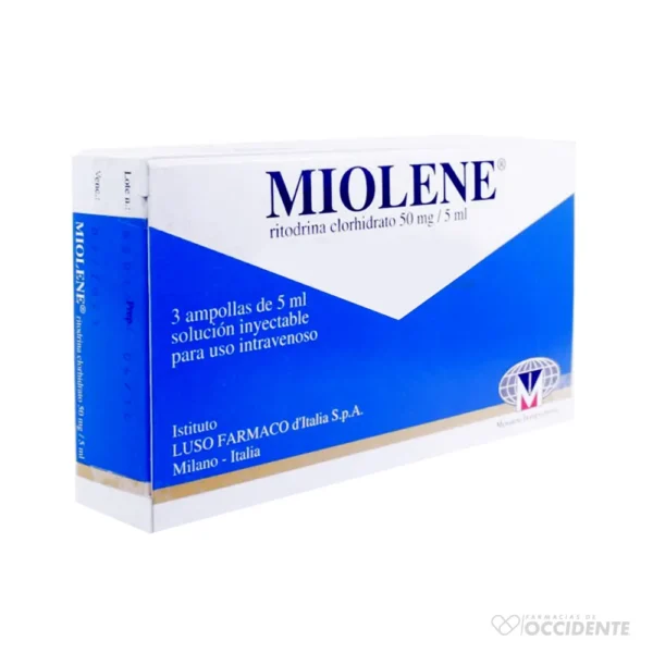 MIOLENE 50MG/5ML X 3 AMPOLLAS