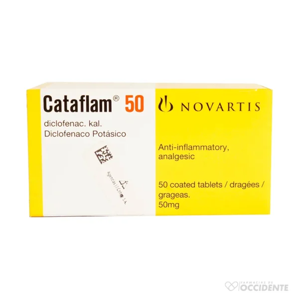 CATAFLAM GRAGEAS 50 MG X UNIDAD (CAJA 50)